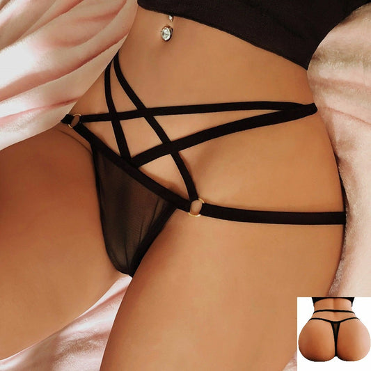 Low Rise Strappy Thong Panties