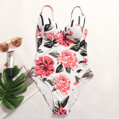 Floral Printed One-Piece Swimsuit